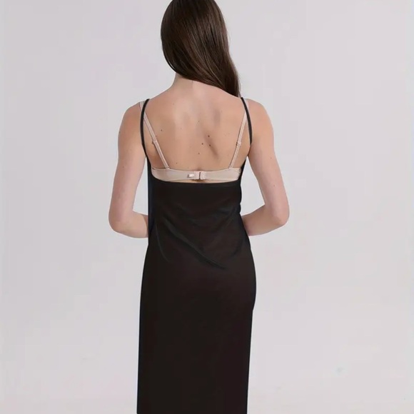 Boho style wrap dress adjustable strap black bathing suit coverup Womens sz 2xl - Picture 3 of 8